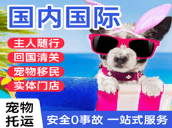 漠河古莲机场空运国际宠物托运 【国